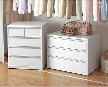 【しばちゃん】ディノス 4段チェスト　収納 押入れ 隠しキャスター付き 隠しキャスター付きチェスト 4段・高さ86.5cm幅60cm奥行40cm